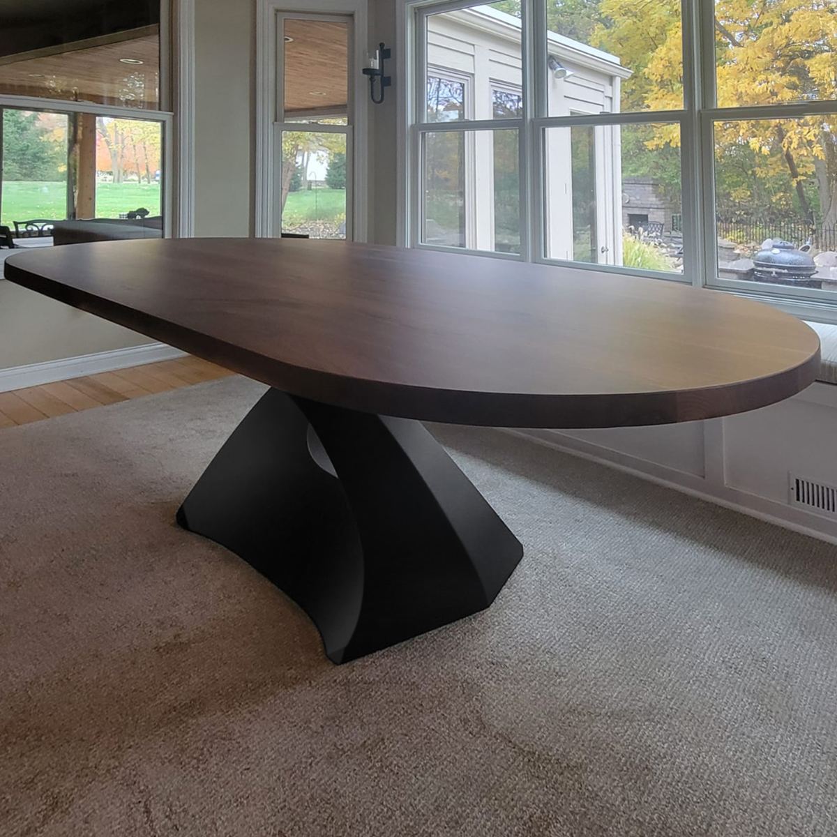 307 Tulipe 28" Industrial Metal Table Base