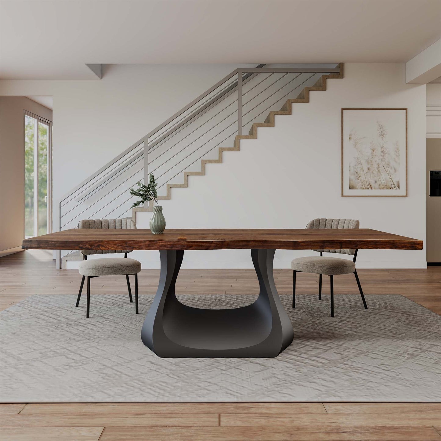 302 Uilani – 28" Metal Dining Table Base