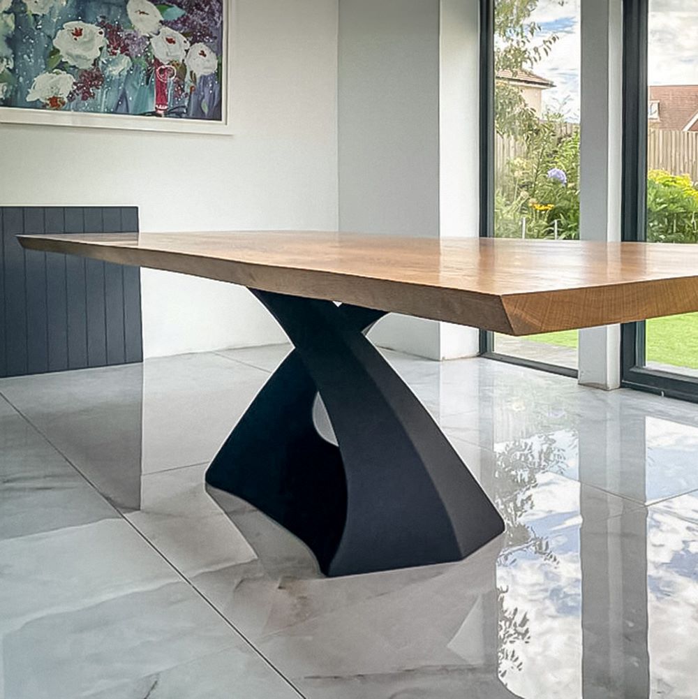 307 Tulipe 28" Industrial Metal Table Base