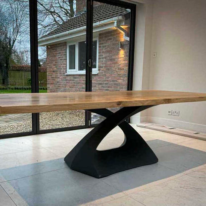 307 Tulipe 28" Industrial Metal Table Base