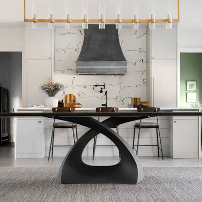 307 Tulipe 28" Industrial Metal Table Base